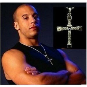 Fast n furious 9 Silver cross necklace